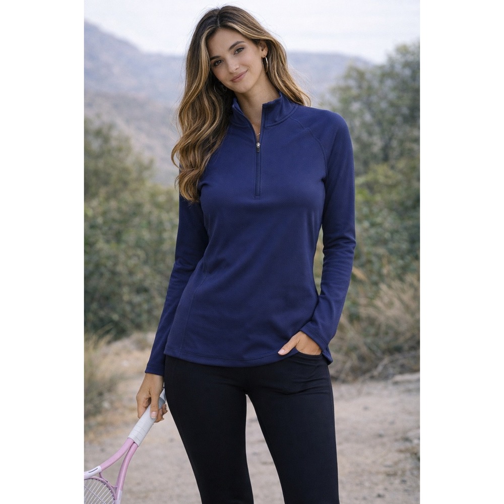 Patagonia Capilene Midweight 1/4 Zip Pullover Women's M Purple Base Layer Hiking
